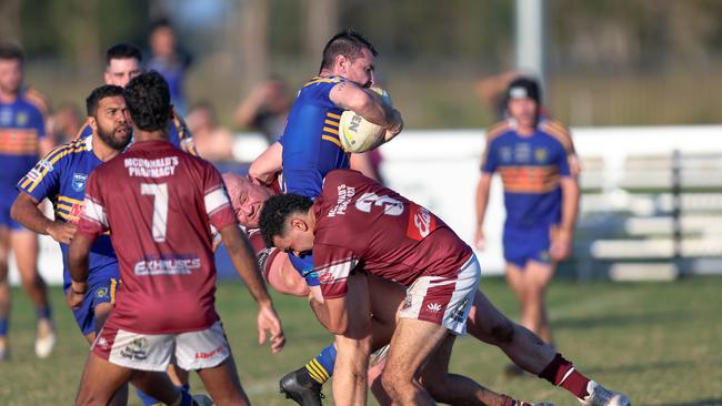 The Cougars and Rams played out a tough draw. PIcture DC Sports Photography