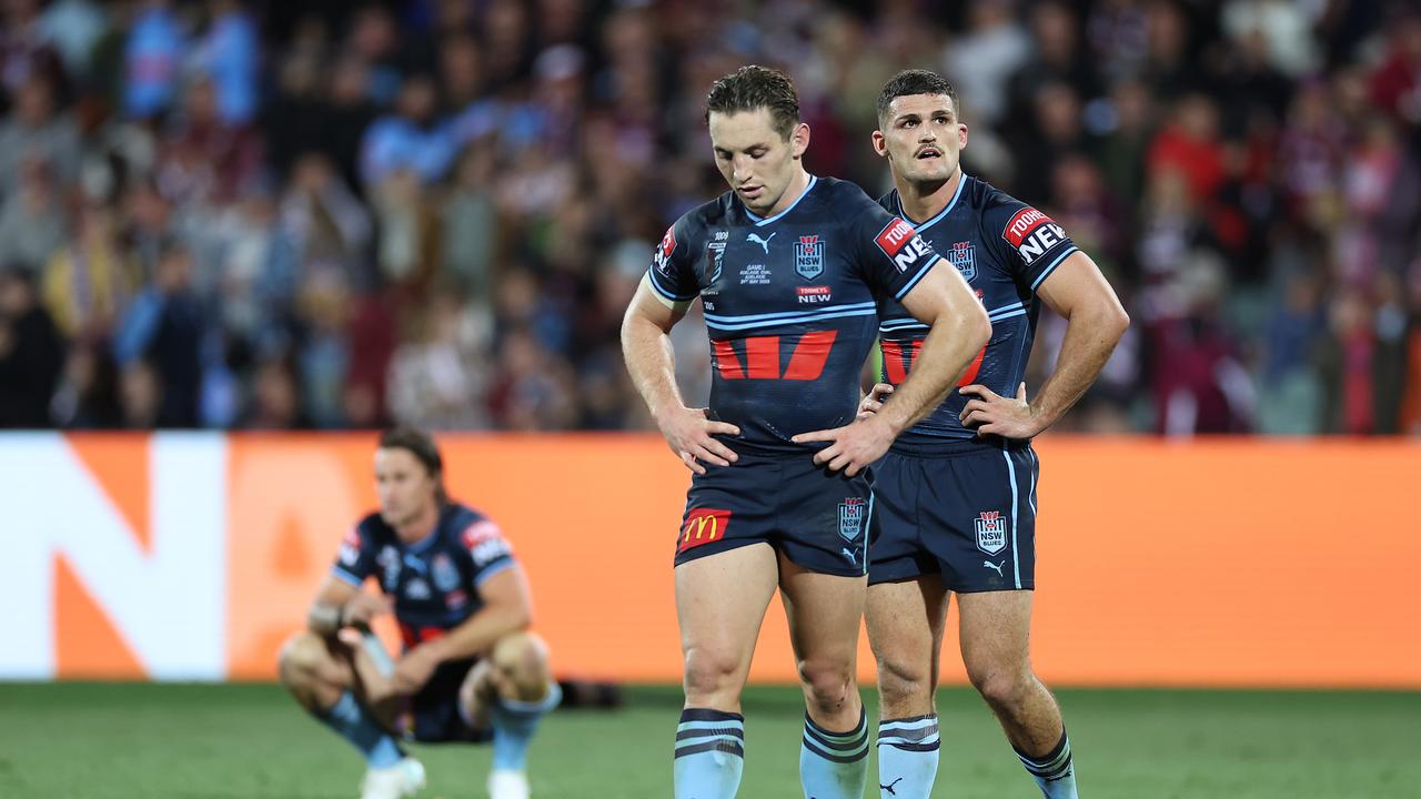 And it was crushing once again for the Blues. Photo by Cameron Spencer/Getty Images