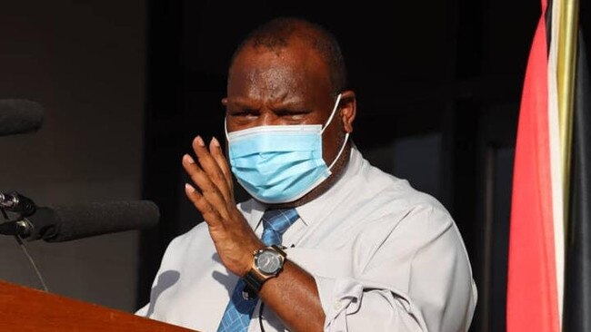 PNG's Prime Minister James Marape announces new Covid-19 cases in Port Moresby, urging all residents of the capital to wear masks.