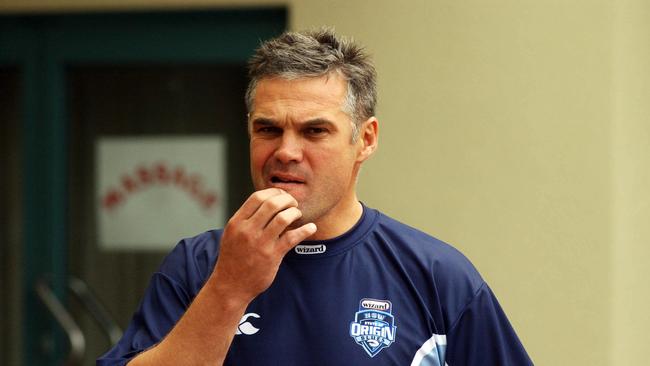 Chris Johns during his time as NSW Blues team manager in 2004.