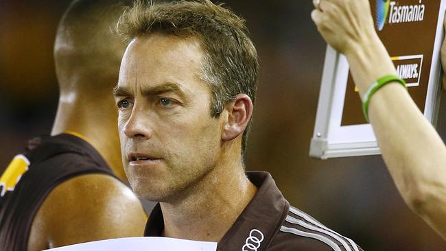 Alastair Clarkson says trading out club stars was the right call. Picture: Wayne Ludbey