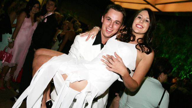 JUNE 06, 2004: James Lister, 19 and Paris Jager, 17 from Hillcrest Christian College at the Crowne Plaza in Surfers Paradise for their school formal. PicMike/Batterham - socials
