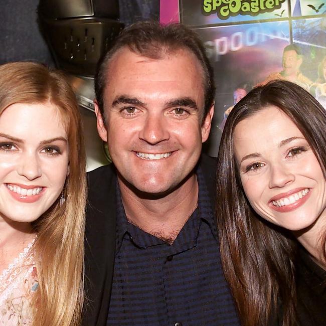 Isla Fischer, Neil Fanning and Linda Cardellini at the Scooby-Doo film premiere at Warners Bros Movie World
