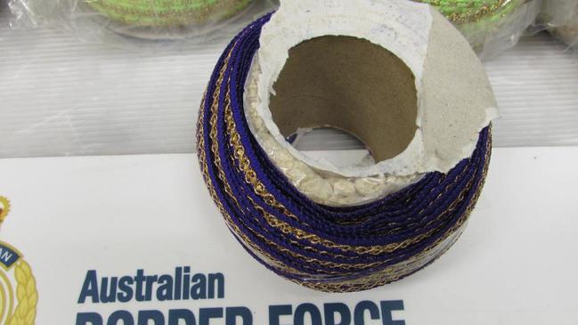 The heroin was sent via international mail. Photo: QPS