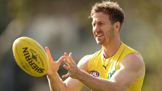 Kane Lambert is tracking well after struggling with a hip injury. Picture: Getty Images