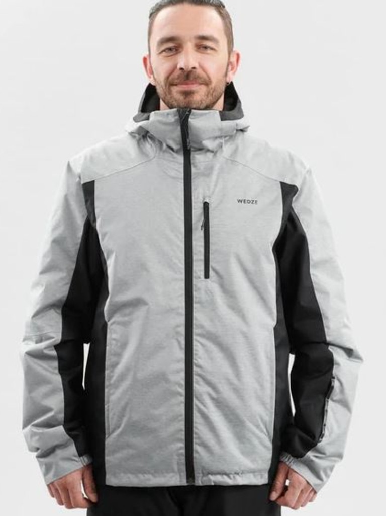 WED’ZE Men’s Ski Jacket 180 in grey. Picture: Decathlon.