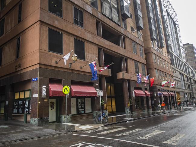 The Stamford Plaza in Melbourne where returned travellers were placed into quarantine. Picture: News Corp Australia