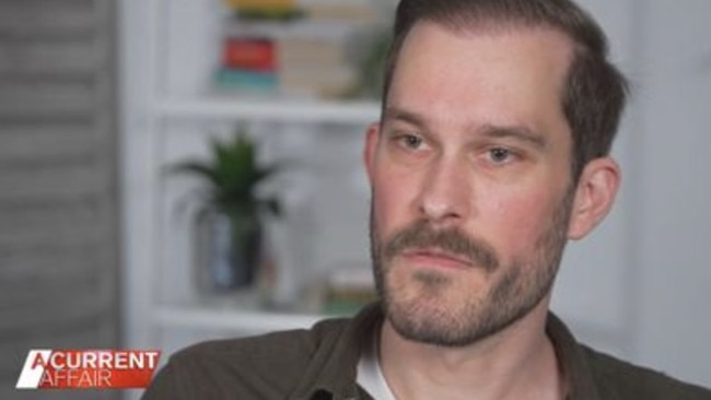Alex Case speaking to A Current Affair about his experience.