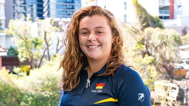 SURF GIRL: Bundaberg lifesaver Georgia Martin is one of eight finalists and ambassadors heading to the Surf Girls awards evening on Friday night.