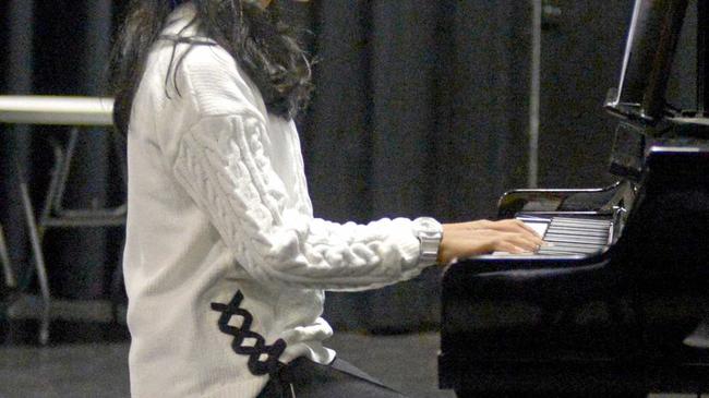 Andrina Augustine in Section 452 - Modern music 12 and U14 yrs (Ayesha Hall perpetual trophy). Picture: Jann Houley