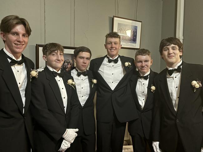 All the fun of St Mary's Debutante Ball at Maryborough City Hall.