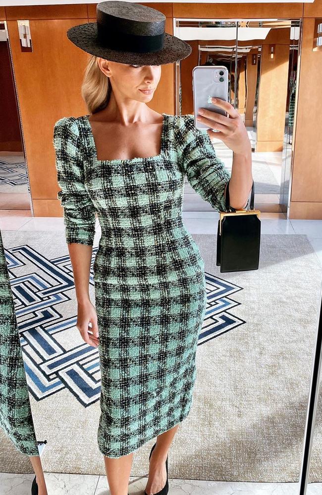 Anna also shared a photo of the full outfit, saying she was 'feeling like a BOSS' in it. Picture: Instagram / Anna Heinrich