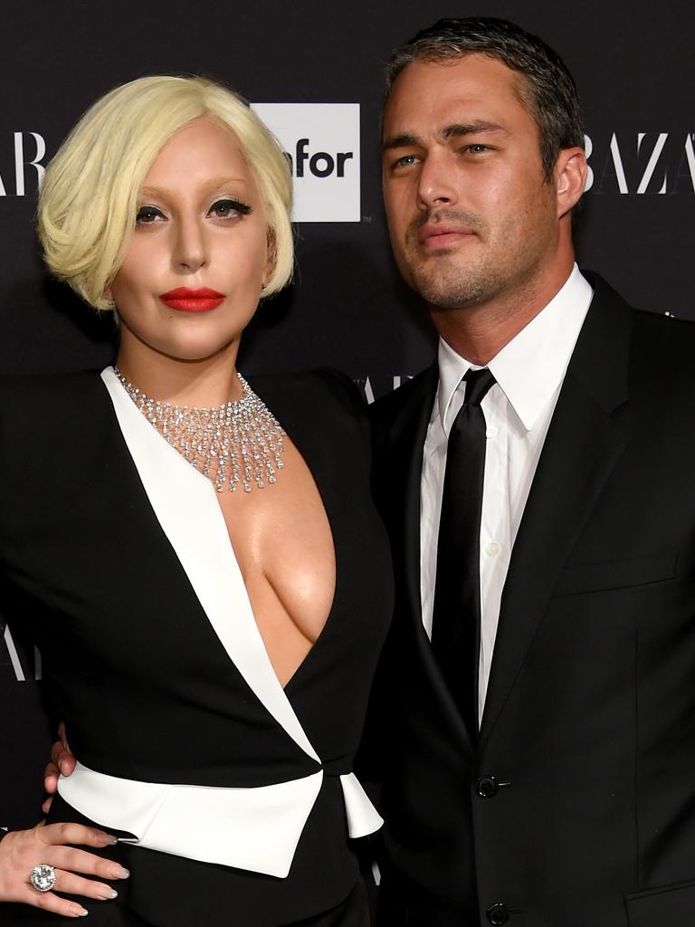 Lady Gaga and ex Taylor Kinney in 2014. Picture: Getty Images for Samsung