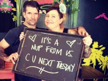 Ben and Naomi, owners of the Low Road Cafe in Windsor. Picture: Low Road Cafe/Instagram