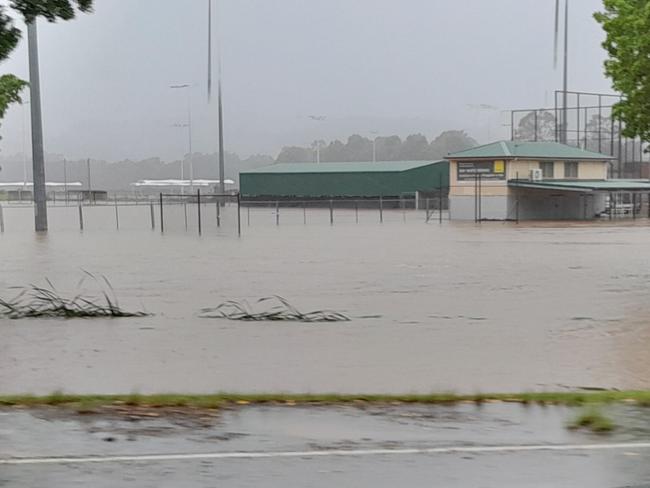 Gold Coast Floods. March 29, 2025. Coles at Mudgeeraba. Picture: Facebook/ Rachel Marie Johnstone.