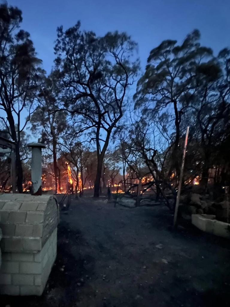 At the time of writing, the Toodyay fire is still the subject of an emergency alert. Picture: Gingin Volunteer Fire &amp; Rescue / Chandler Blackburn