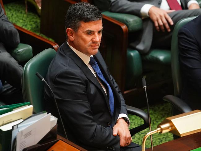 Brad Battin’s keen on fixing law and order issues, and getting on top of Victoria’s debt crisis, but is yet to say how he will do either of those things. Picture: Luis Enrique Ascui