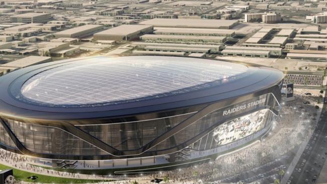 The new Las Vegas Stadium. Courtesy of MANICA Architecture