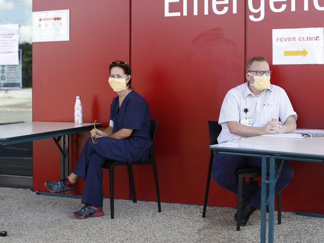 A COVID-19 clinic has been set up at Byron Central Hospital.