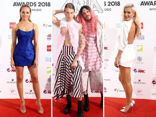 Aria Awards 2018 red carpet. Picture: Supplied