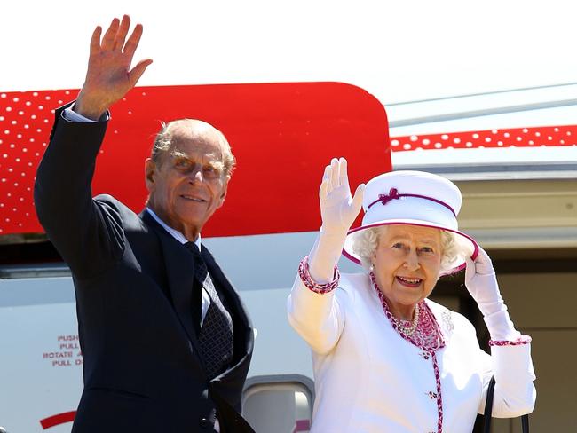 Queen Elizabeth II marked her 91st birthday last month and Prince Philip turns 96 in June. Picture: AFP