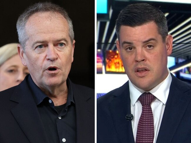 Bill Shorten clashed with Chris O'Keefe.