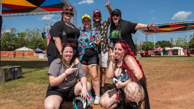 Jamie and the gang at the 2024 edition of BASSINTHEGRASS. Picture: Pema Tamang Pakhrin