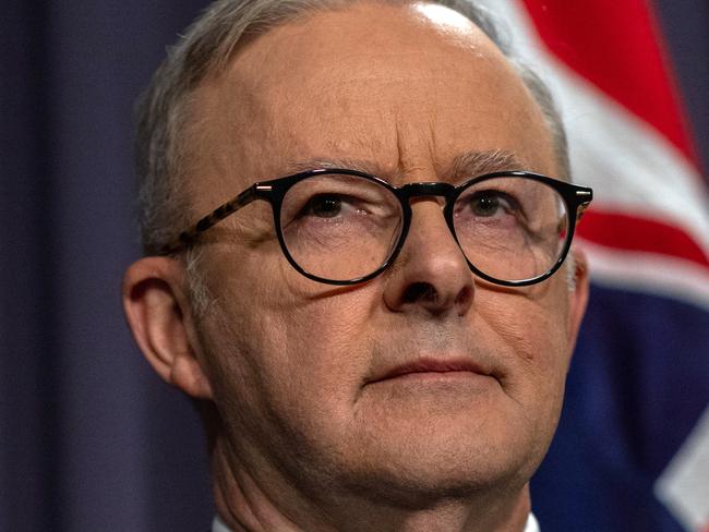 CANBERRA, AUSTRALIA - NewsWire Photos MARCH 27, 2023: Prime Minister, Anthony Albanese spoke to the media during press a conference in Parliament House in Canberra. Picture: NCA NewsWire / Gary Ramage