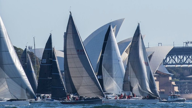 The start of the Sydney to Gold Coast race.