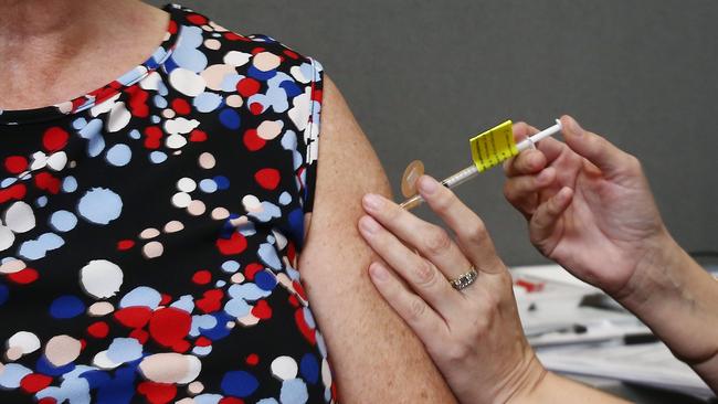 Queensland Health records 91.9 per cent of Queensland vaccinated. Picture: Brendan Radke