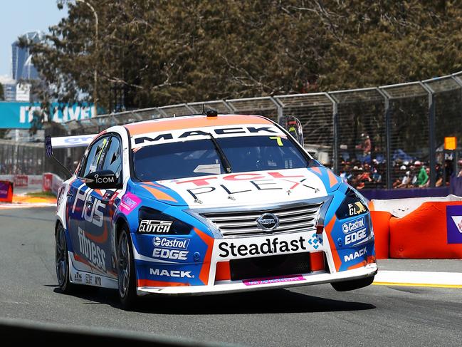 Kelly Racing Nissan Altima driver Andre Heimgartner competes in the Gold Coast 600 Supercars race, held at the Surfers Paradise circuit. PICTURE: BRENDAN RADKE