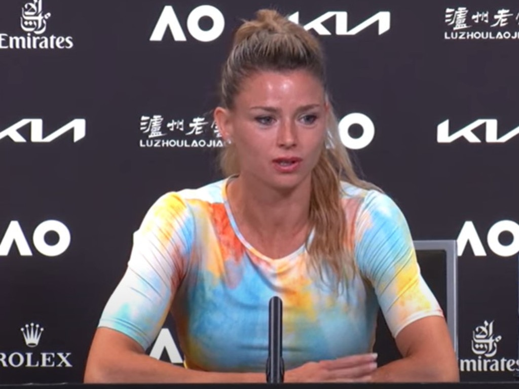 Camila Giorgi broke her silence. Photo: YouTube