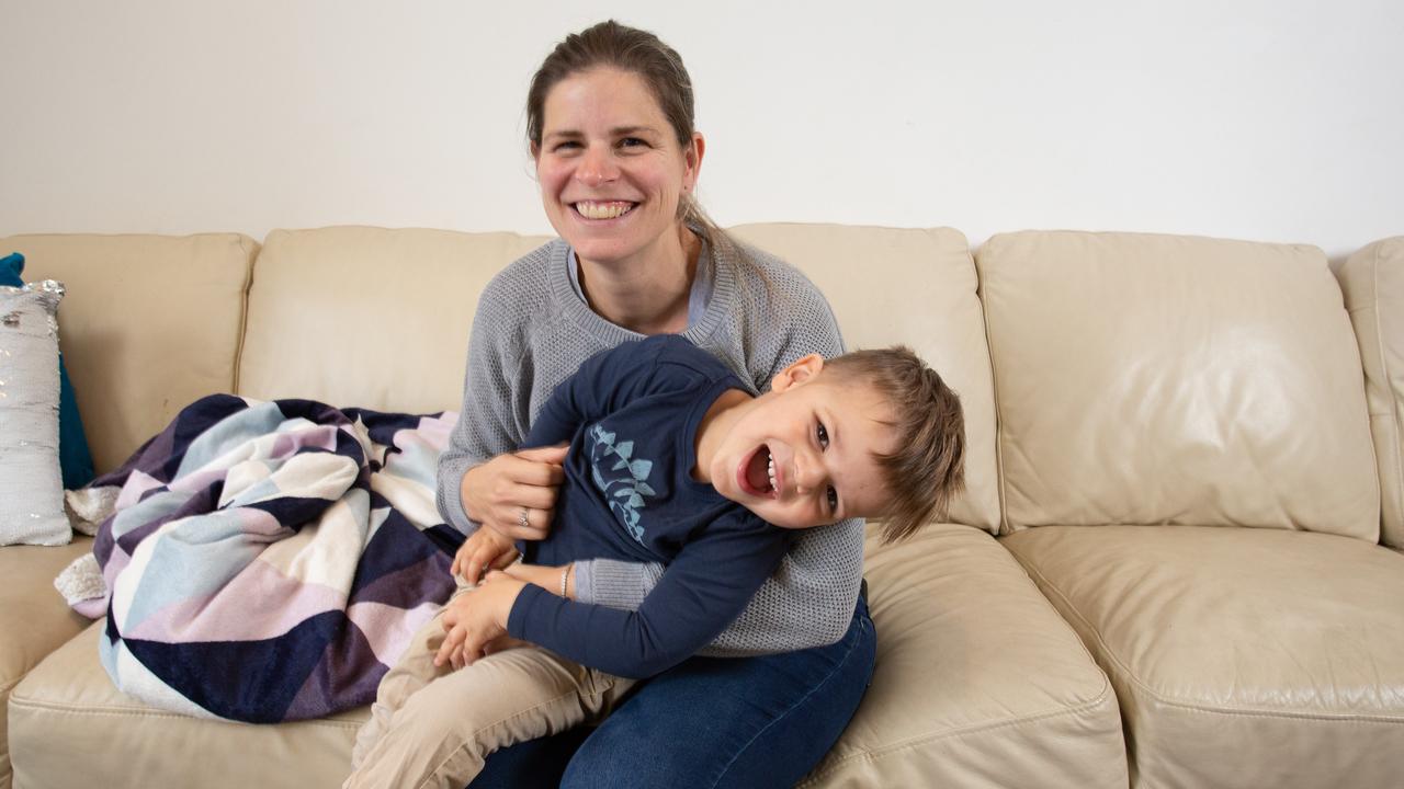 Rachel Toyer believes she is a better parent to two year old Arlo because she is a solo mum, not despite it. Picture: Brett Hartwig