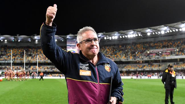 Chris Fagan got a thumbs-up from Lions great Simon Black. Pic: Getty Images