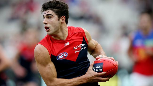Demon Christian Petracca earns Rising Star nomination for Round 9. Picture: Wayne Ludbey