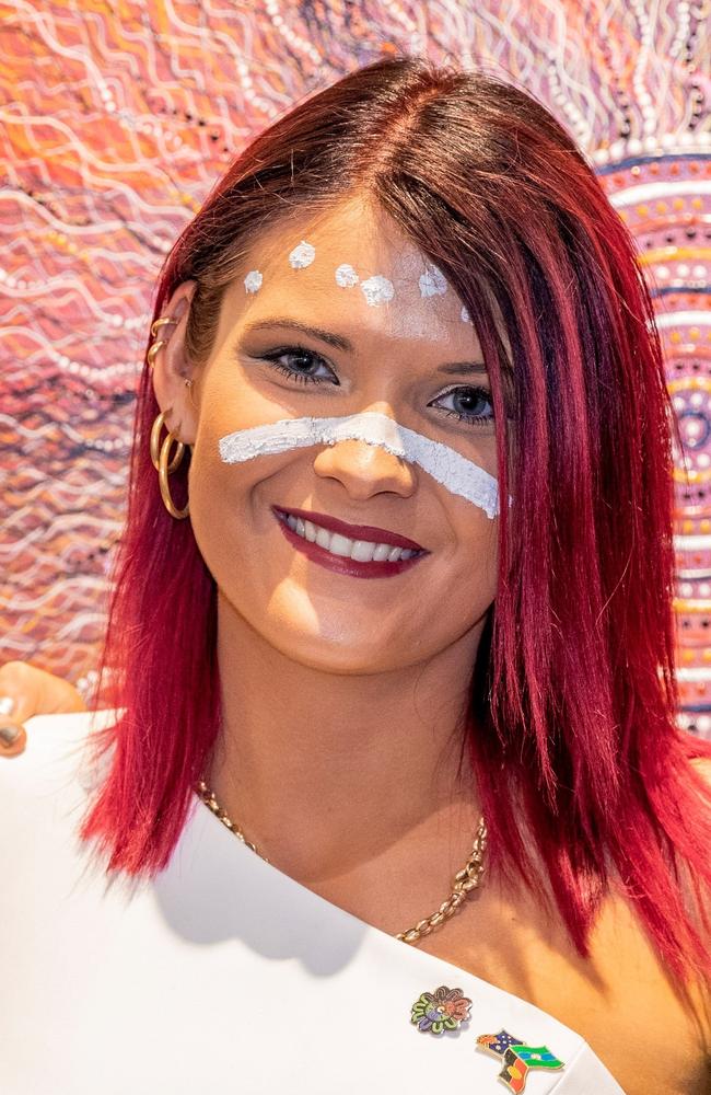 Chern'ee Sutton is a proud Kalkadoon woman and Aboriginal artist. Photo: Supplied.