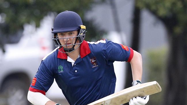 Angus Parsons added some handy runs at the end of the innings. Picture: John Appleyard