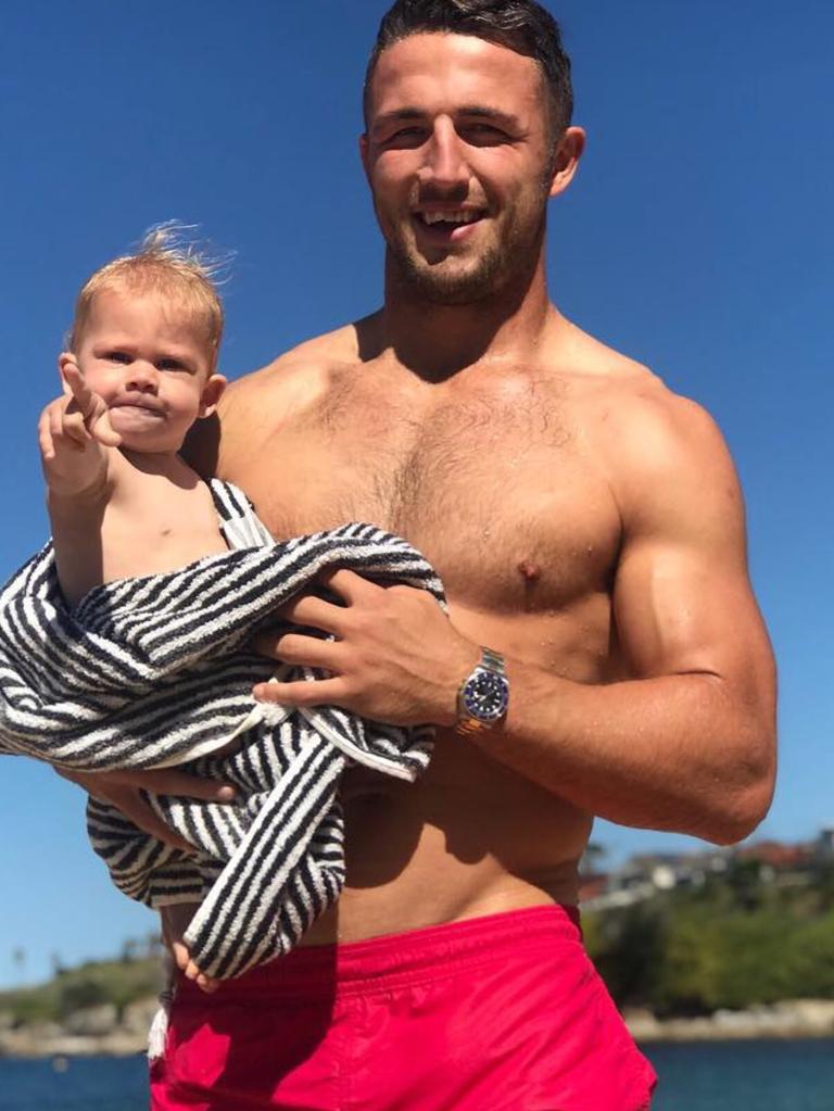 Reports claimed the former MAFS star had been pursuing NRL player Sam Burgess following the breakdown of his marriage to wife Phoebe. Picture: Picture: Instagram / Sam Burgess