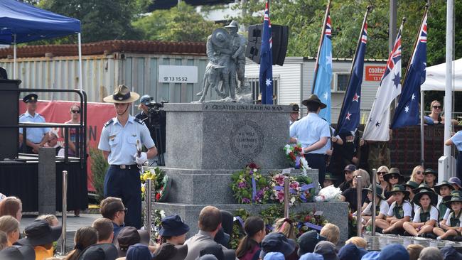 Coffs Harbour’s Anzac Day service will not be held at the cenotaph this year. Pictured here is the 2019 Service.