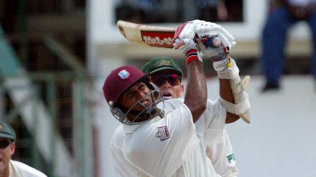 Daren Ganga in action against Australia in 2003.