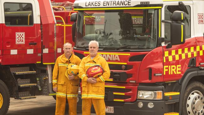 Lakes Entrance CFA was dealt a double blow. Picture: Ian Ashcroft