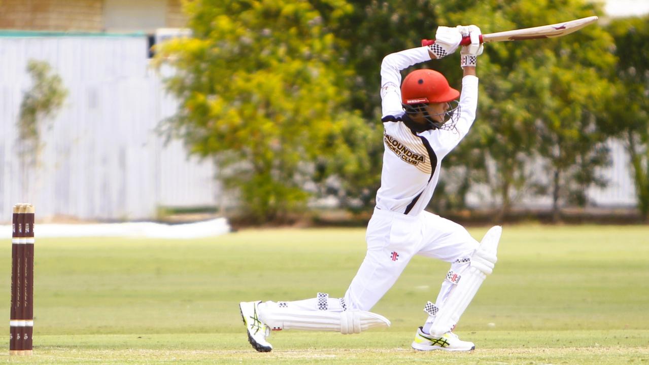 Caloundra cricketer Aiden Broomfield.