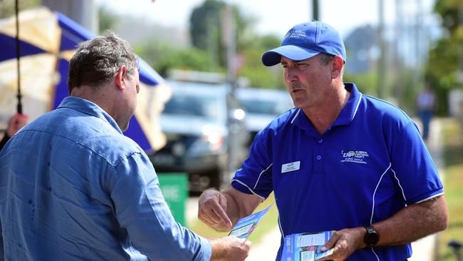 LNP candidate for Mundingburra Glenn Doyle, right.