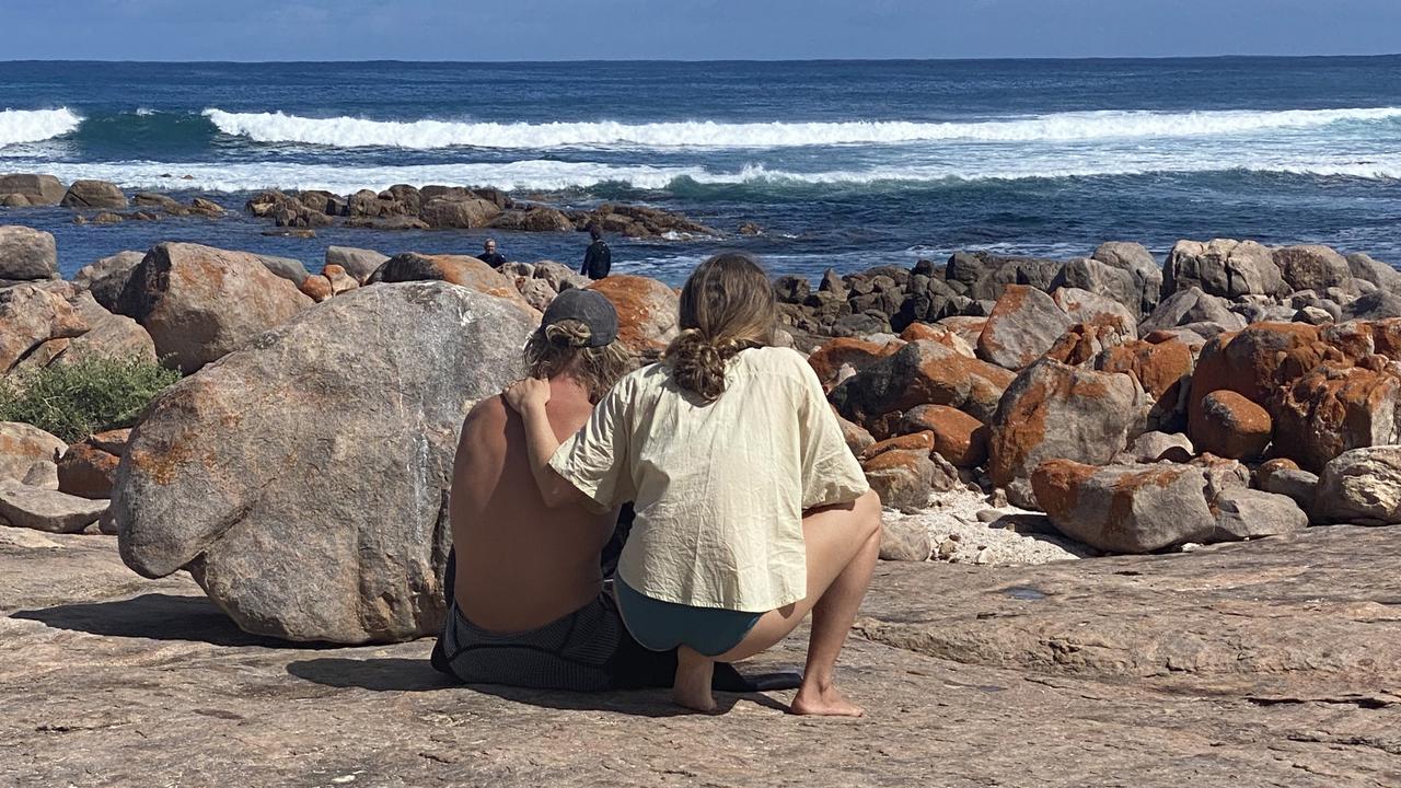 Scene of the fatal great white shark attack at the Granites at Streaky Bay. Picture: Supplied