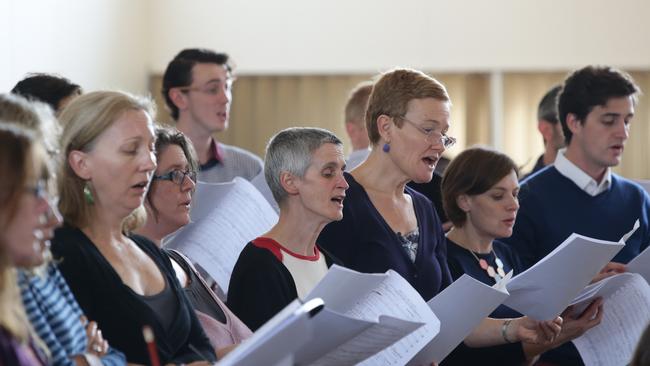 The Sydney Chamber Choir performed Benjamin Britten’s cantata Saint Nicolas in their latest concert. Picture: Craig Wilson