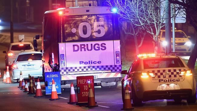 An average of four Victorian drivers a day were caught with a blood alcohol reading between 0.05 and 0.069 in May to December last year. Picture: Andy Brownbill