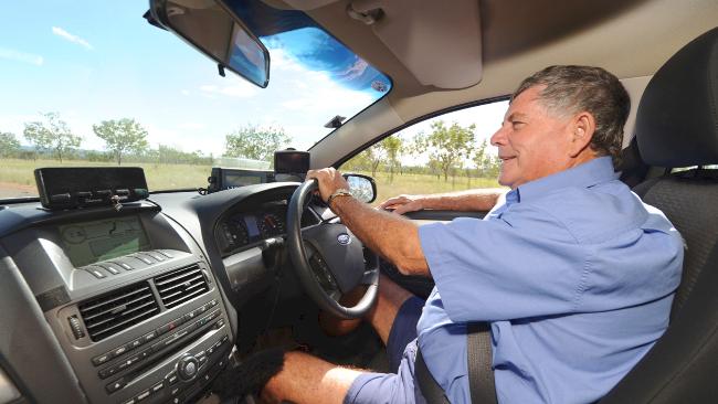 Taxi driver Doug Slater takes in the sights on the incredible journey