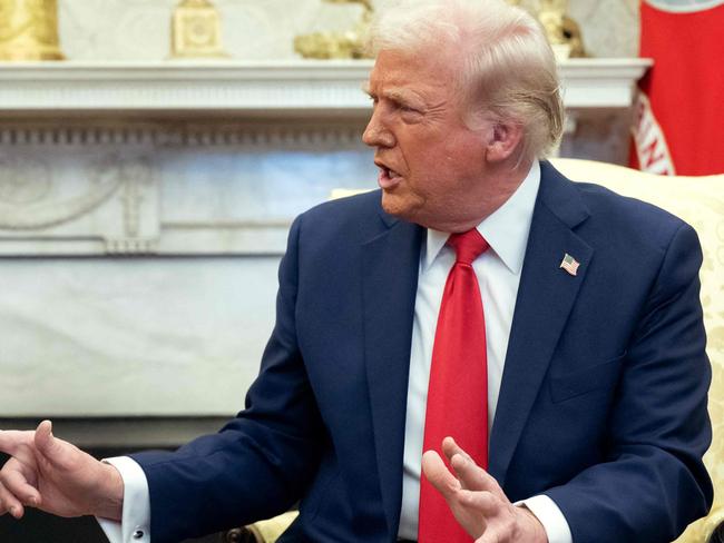 US President Donald Trump and Ukraine's President Volodymyr Zelensky meet in the Oval Office of the White House in Washington, DC, February 28, 2025. Zelensky and Trump openly clashed in the White House on February 28 at a meeting where they were due to sign a deal on sharing Ukraine's mineral riches and discuss a peace deal with Russia. "You're not acting at all thankful. It's not a nice thing," Trump said. "Itâs going to be very hard to do business like this," he added. (Photo by SAUL LOEB / AFP)