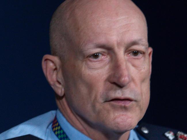 BRISBANE, AUSTRALIA - NewsWire Photos JULY 22nd  2020 Deputy Commissioner Steve Gollschewski speaks to the media about  self-quarantine compliance checks statistics  NCA NewsWire /  David Kapernick