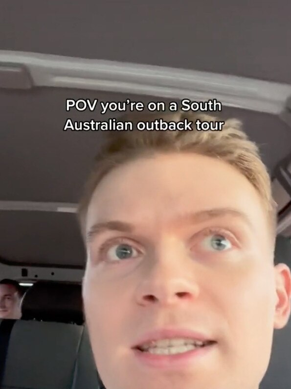 Uk TikTokker Max Balegde has shared clips from his time in SA as part of the Working Holiday Maker push. Picture: TikTok